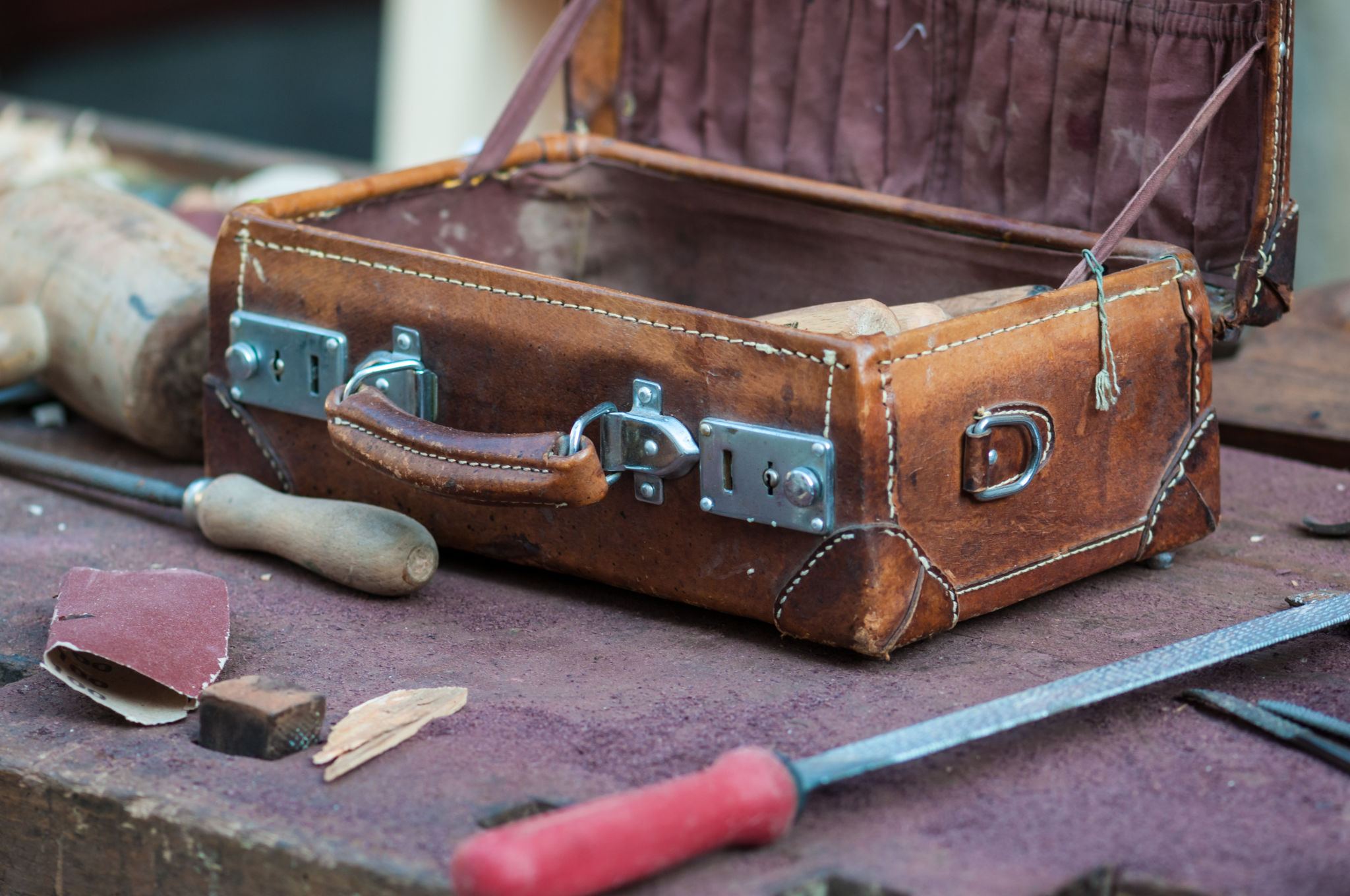 leather tool case