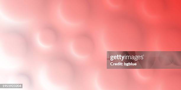abstract background with circles and red gradient - trendy 3d design - pink fizz stock illustrations