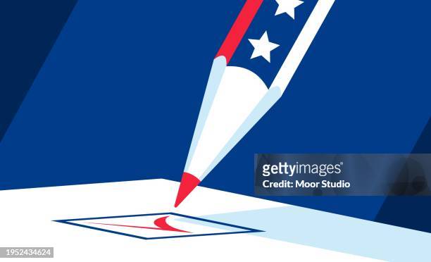 presidential election 2024 in usa - usa stock illustrations