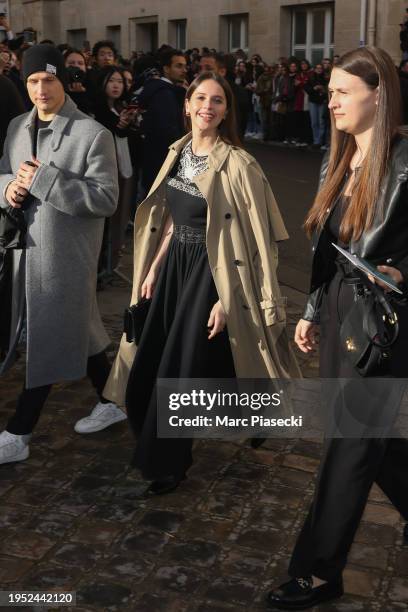 Felicity Jones attends the Christian Dior Haute Couture Spring/Summer 2024 show as part of Paris Fashion Week on January 22, 2024 in Paris, France.