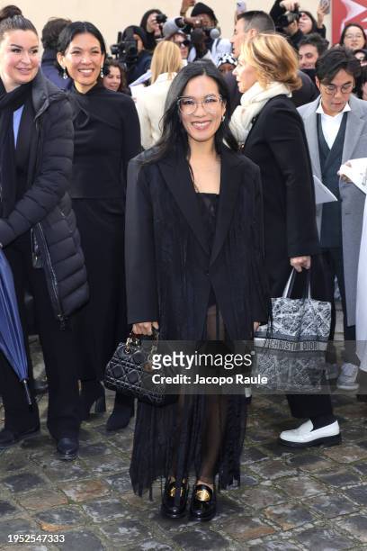 Ali Wong attends the Christian Dior Haute Couture Spring/Summer 2024 show as part of Paris Fashion Week on January 22, 2024 in Paris, France.