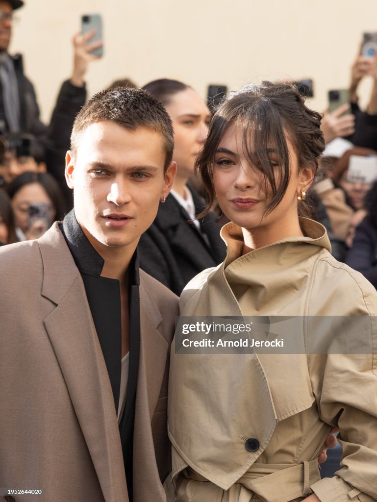 Christian Dior : Outside Arrivals - Paris Fashion Week - Haute Couture Spring/Summer 2024
