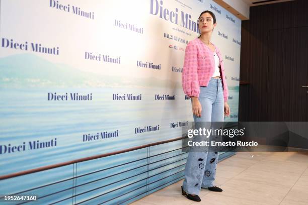 Fotinì Peluso attends the photocall of the movie Dieci Minuti on