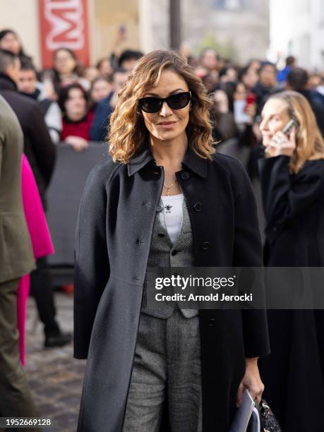 Nadia Fares attends the Christian Dior Haute Couture Spring/Summer 2024 show as part of Paris Fashion Week on January 22, 2024 in Paris, France.
