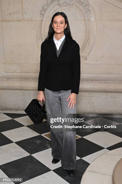 Victoria Federica de Marichalar y Borbón attends the Christian Dior Haute Couture Spring/Summer 2024 show as part of Paris Fashion Week on January...