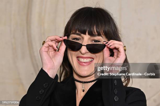 Juliette Armanet attends the Christian Dior Haute Couture Spring/Summer 2024 show as part of Paris Fashion Week on January 22, 2024 in Paris, France.