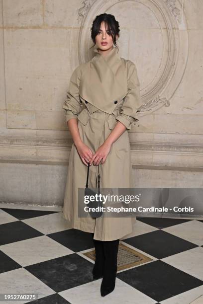 Deva Cassel attends the Christian Dior Haute Couture Spring/Summer 2024 show as part of Paris Fashion Week on January 22, 2024 in Paris, France.