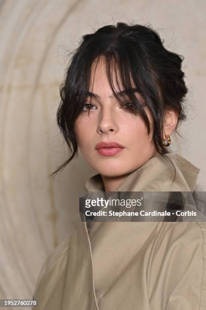 Deva Cassel attends the Christian Dior Haute Couture Spring/Summer 2024 show as part of Paris Fashion Week on January 22, 2024 in Paris, France.