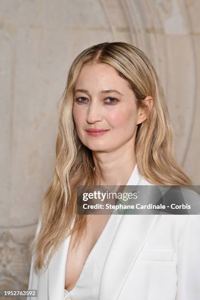 Alba Rohrwacher attends the Christian Dior Haute Couture Spring/Summer 2024 show as part of Paris Fashion Week on January 22, 2024 in Paris, France.