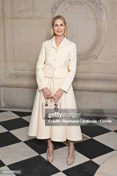 Kelly Rutherford attends the Christian Dior Haute Couture Spring/Summer 2024 show as part of Paris Fashion Week on January 22, 2024 in Paris, France.