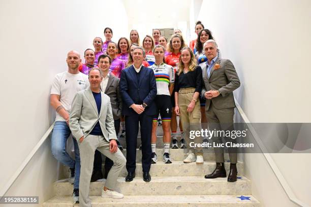 General view of Barbara Guarischi of Italia, Anna Shackley of The United Kingdom, Lonneke Uneken of Netherlands, Chantal van den Broek-Blaak of...