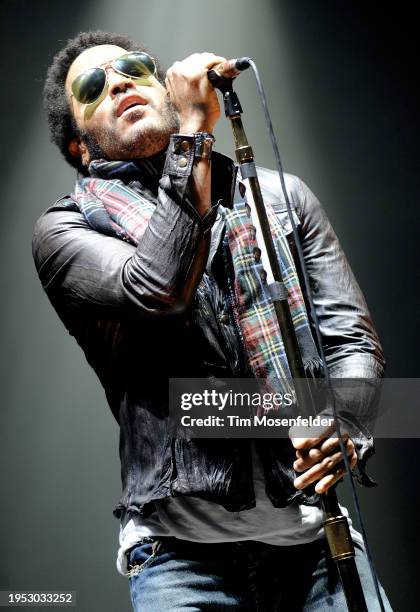 Lenny Kravitz performs during Voodoo Music & Arts festival 2009 at City Park on November 1, 2009 in New Orleans, Louisiana.