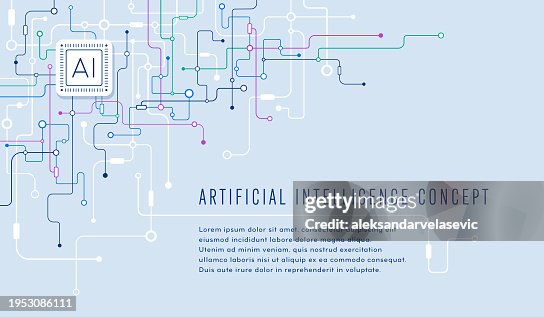 Abstrakte Technologie, die Knoten verbindet Hintergrund Abstrakte Technologie, die Knoten verbindet Hintergrund
