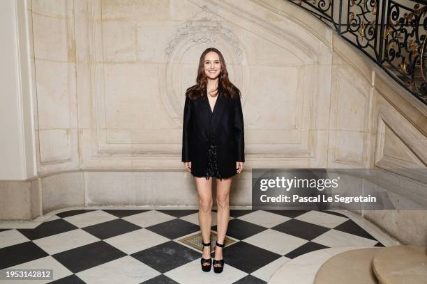 Natalie Portman attends the Christian Dior Haute Couture Spring/Summer 2024 show as part of Paris Fashion Week on January 22, 2024 in Paris, France.