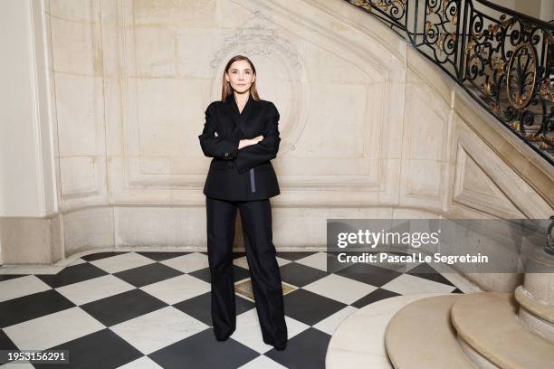 Clotilde Courau attends the Christian Dior Haute Couture Spring/Summer 2024 show as part of Paris Fashion Week on January 22, 2024 in Paris, France.