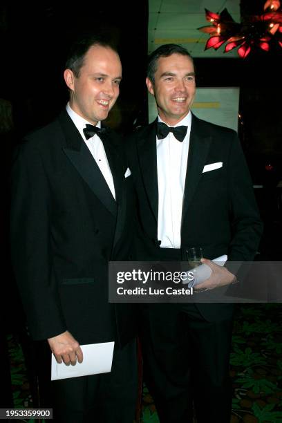 Prince Jean of Orleans, Duke of Vendome and his Cousin Duke Philip of Wurttemberg attend a Dinner Given to Princess Maria Theresia von Thurn und...