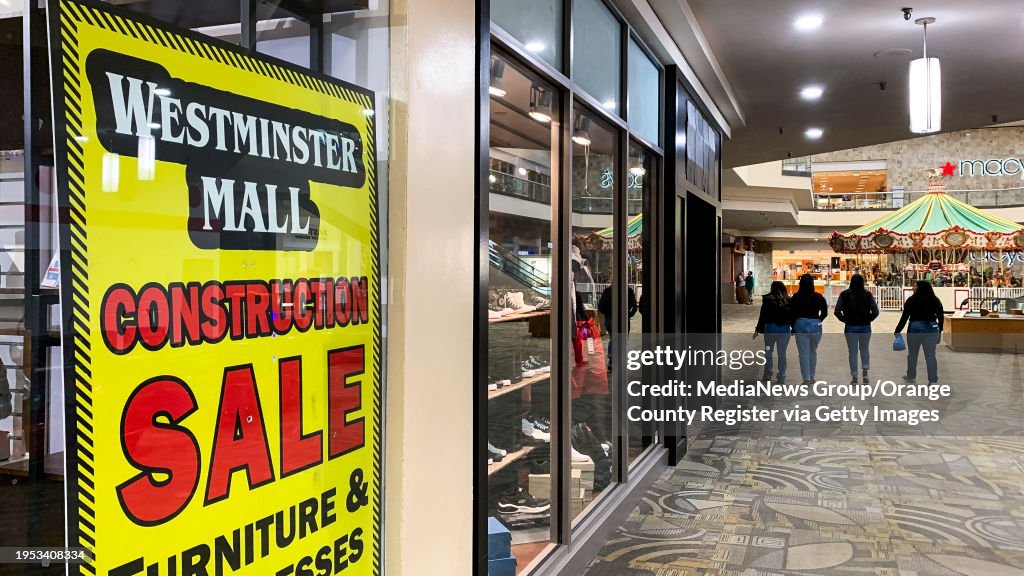 Shopping mall redevelopment in California