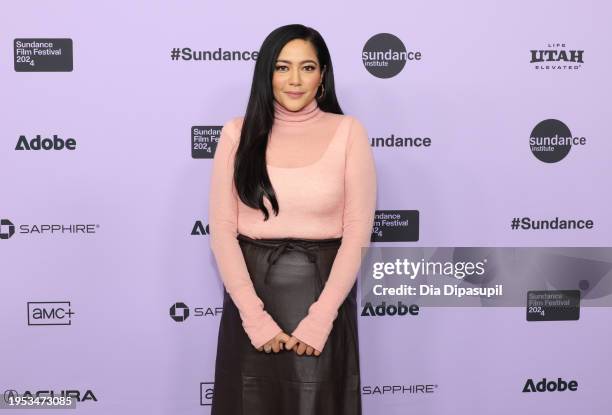 Shivani Rawat attends the "Hit Man" Premiere during the 2024 Sundance Film Festival at Eccles Center Theatre on January 22, 2024 in Park City, Utah.