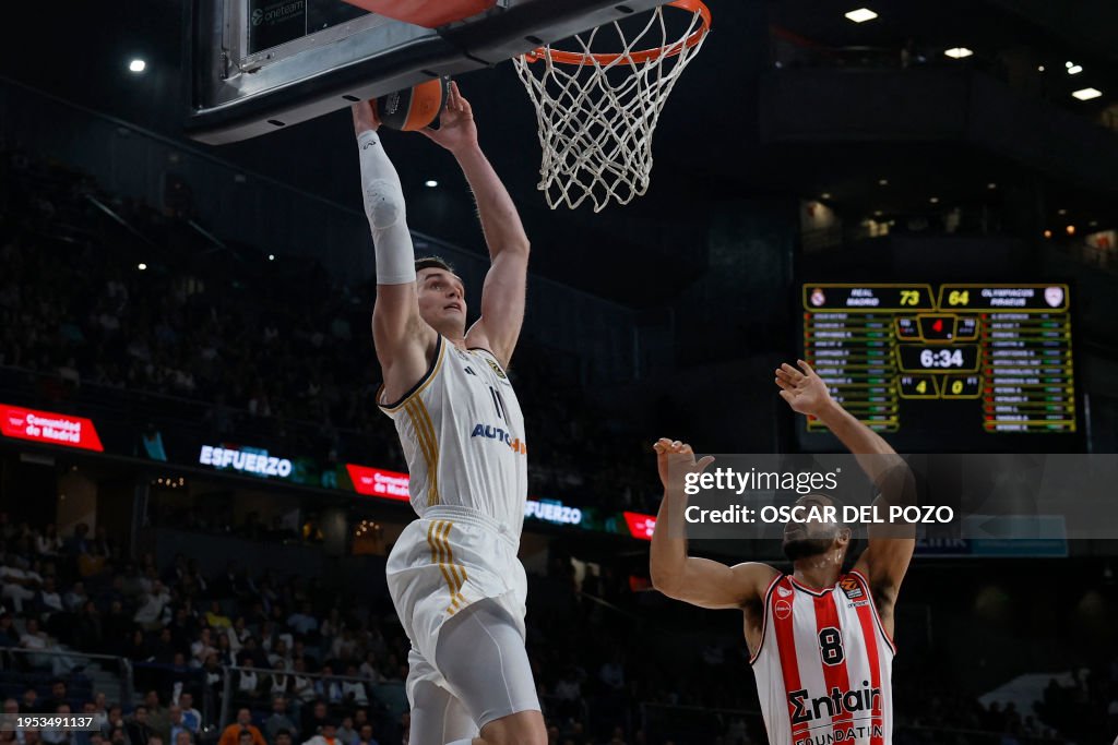 BASKETBALL-EURL-REAL MADRID-OLYMPIACOS