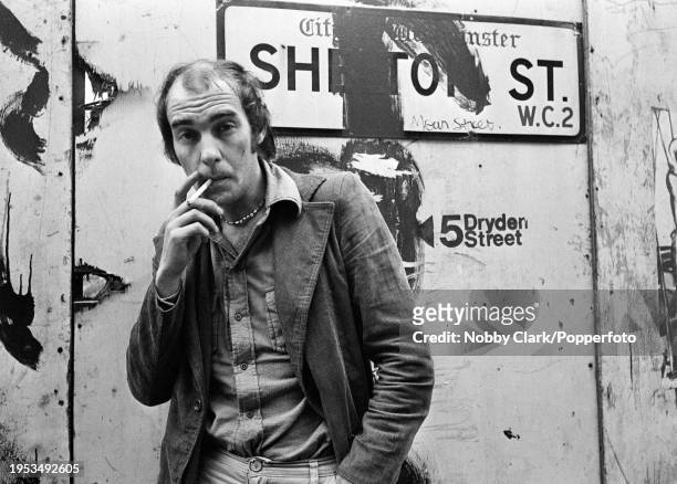 British dramatist and screenwriter Barrie Keeffe in London, England, circa 1977.
