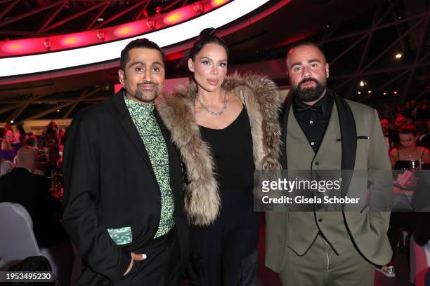 Samuel Sohebi, model Liliana Matthaeus and Leandro Lopes during the BMW Charity Gala "the perfect runway" benefit to "Tribute to Bambi " foundation...