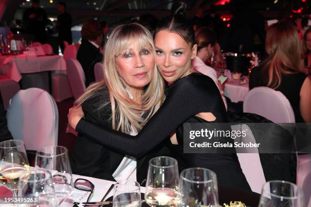 Model Liliana Matthaeus and her mother Lana Nova during the BMW Charity Gala "the perfect runway" benefit to "Tribute to Bambi " foundation at BMW...
