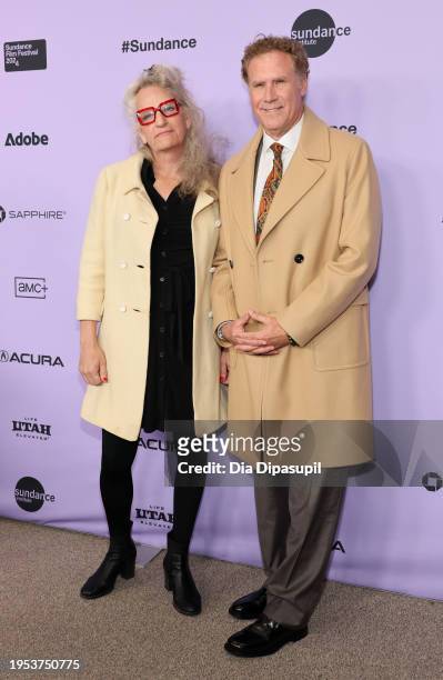 Harper Steele and Will Ferrell attend the "Will & Harper" Premiere during the 2024 Sundance Film Festival at Eccles Center Theatre on January 22,...