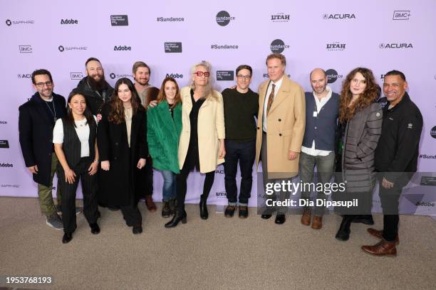 Cast and crew attend the "Will & Harper" Premiere during the 2024 Sundance Film Festival at Eccles Center Theatre on January 22, 2024 in Park City,...