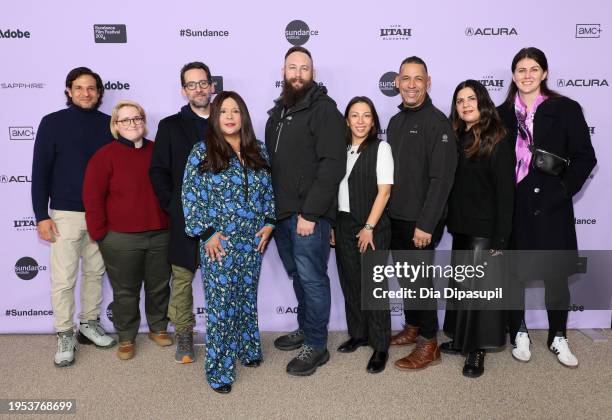 Crew of "Will & Harper" attend the "Will & Harper" Premiere during the 2024 Sundance Film Festival at Eccles Center Theatre on January 22, 2024 in...