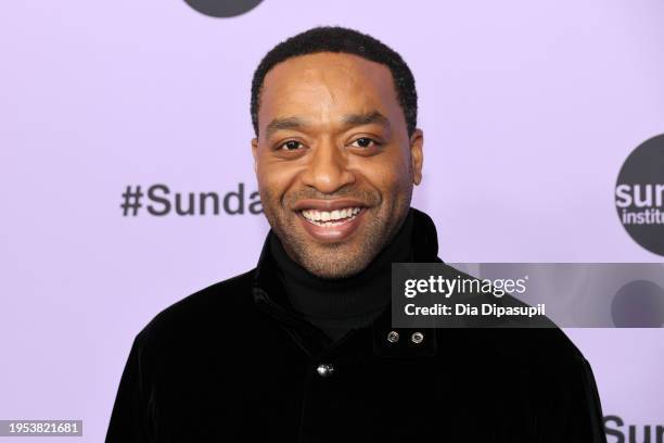 Director Chiwetel Ejiofor attends the "Rob Peace" premiere during the 2024 Sundance Film Festival at Eccles Center Theatre on January 22, 2024 in...