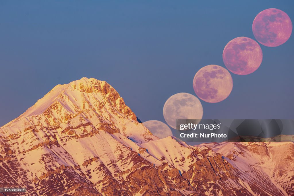 Wolf Moon Over Abruzzo, Italy