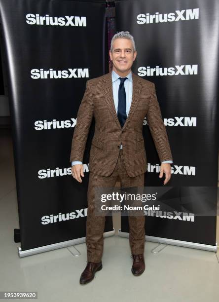 Andy Cohen attends SiriusXM's Radio Andy Theater Live at The Green Room 42 on January 22, 2024 in New York City.