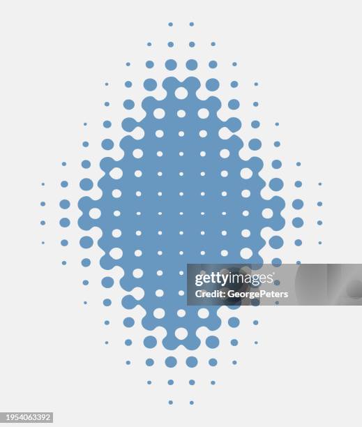 Diamond Shaped Frameborder With Halftone High-Res Vector Graphic ...