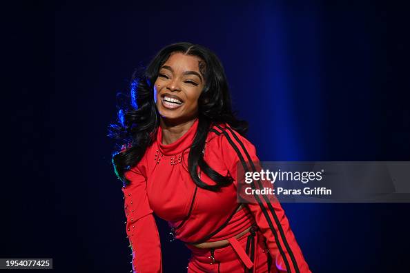 Lola Battle Rapper Rapper Lola Brooke performs onstage during a live taping of