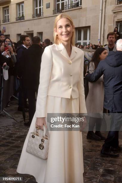 Kelly Rutherford attends the Christian Dior Haute Couture Spring/Summer 2024 show as part of Paris Fashion Week on January 22, 2024 in Paris, France.