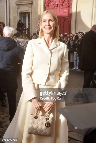 Kelly Rutherford attends the Christian Dior Haute Couture Spring/Summer 2024 show as part of Paris Fashion Week on January 22, 2024 in Paris, France.