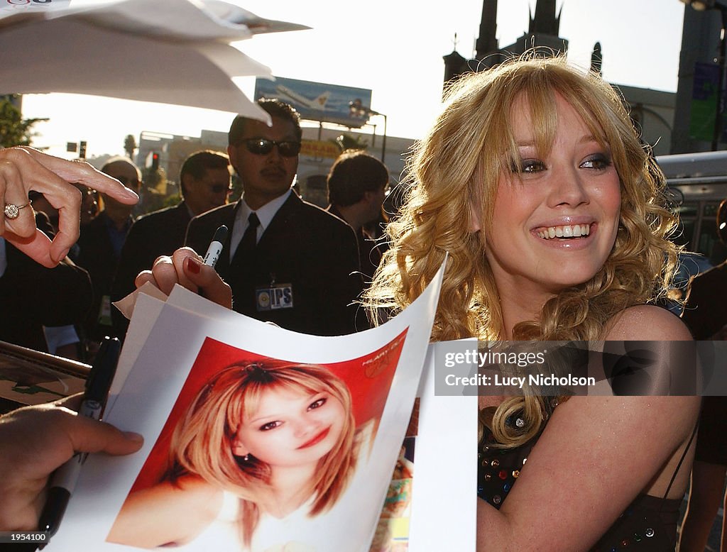 Hollywood Premiere Of The Lizzie McGuire Movie