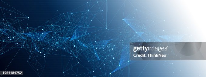 Abstract Big Data visualization digital network connection concept background. Artificial intelligence and engineering technology. Abstract Big Data visualization digital network connection concept background. Artificial intelligence and engineering technology.
