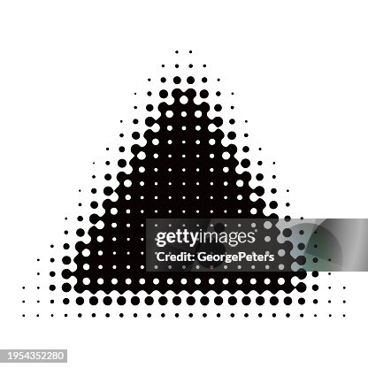 Triangle shaped Frame-Border with halftone Triangle shaped Frame-Border with halftone