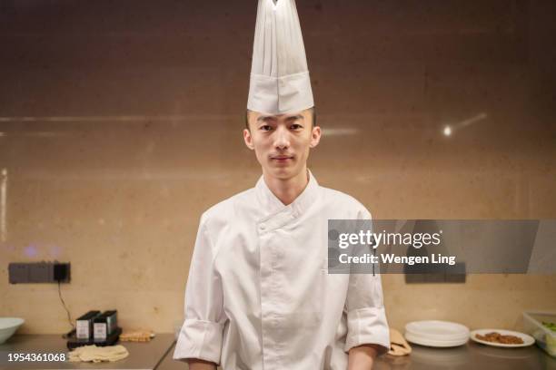 handsome asian chef - xiamen stock pictures, royalty-free photos & images