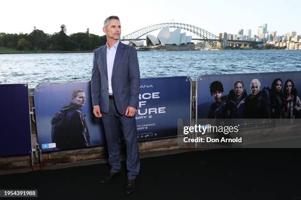 Eric Bana attends the Sydney premiere of "Force of Nature: The Dry 2" on January 23, 2024 in Sydney, Australia.