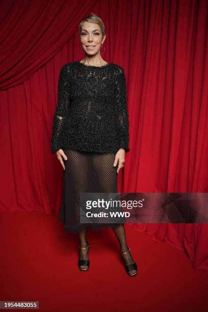 Mathilde Favier at Diner de la Mode as part of Paris Couture Fashion Week held at Palais de Tokyo on January 25, 2024 in Paris, France.