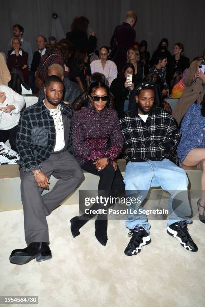 Dave Free, Naomi Campbell and Kendrick Lamar attend the Chanel Haute Couture Spring/Summer 2024 show as part of Paris Fashion Week on January 23,...