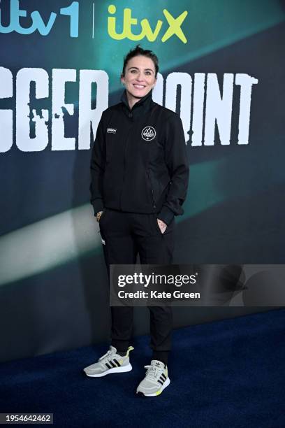 Vicky McClure attends the photocall for "Trigger Point" at Ugly Duck on January 23, 2024 in London, England.