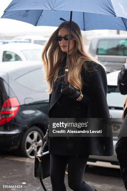 Rosie Huntington-Whiteley is seen during the Haute Couture Spring/ Summer 2024 as part of Paris Fashion Week on January 23, 2024 in Paris, France.