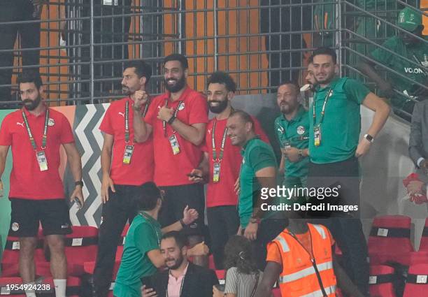 Mohamed Salah Salah Mahrous Ghaly of Egypt during the TotalEnergies CAF Africa Cup of Nations group stage match between Cape Verde and Egypt at Stade...