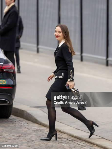 Princess Alexandra of Hanover attends the Chanel Haute Couture Spring/Summer 2024 show as part of Paris Fashion Week on January 23, 2024 in Paris,...