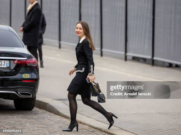 Princess Alexandra of Hanover attends the Chanel Haute Couture Spring/Summer 2024 show as part of Paris Fashion Week on January 23, 2024 in Paris,...