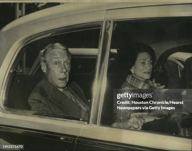 The Duke of Windsor left Houston today on a Delta Airlines 800 Jet. Between wars, the Duke ascended the throne as King Edward VIII and, after little...