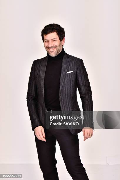 Fashion designer Alexis Mabille walks the runway during the Alexis Mabille Haute Couture Spring/Summer 2024 fashion show as part of Paris Fashion...